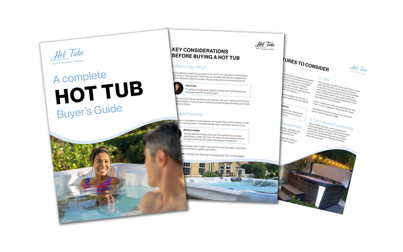 hot tub brochure